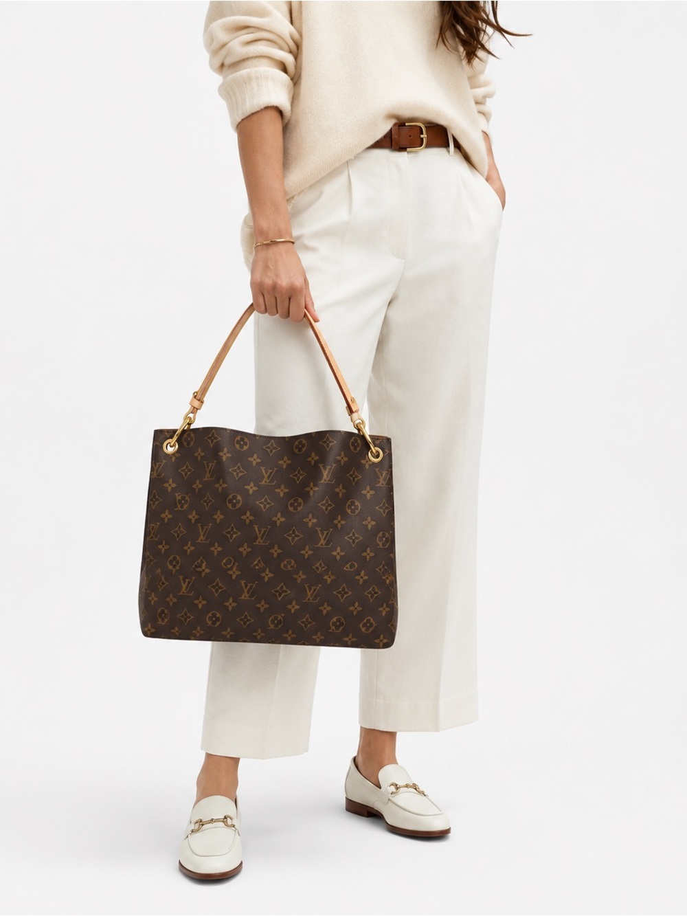 Louis Vuitton Graceful PM Shoulder Bag Monogram / Box, Dust Bag & Entrupy